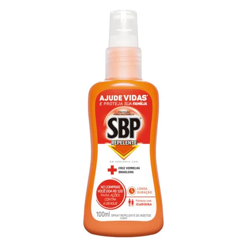 REPELENTE SPRAY SBP 100ML CRUZ VERMELHA