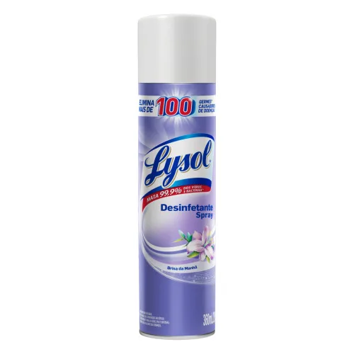 DESINFETANTE USO GERAL SPRAY BRISA DA MANHÃ LYSOL FRASCO 360ML - LYSOL