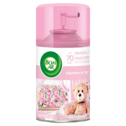 ODORIZADOR AUTOMÁTICO BOM AR FRESHMAT 250ML REF CHEIR TALCO - BOM AR