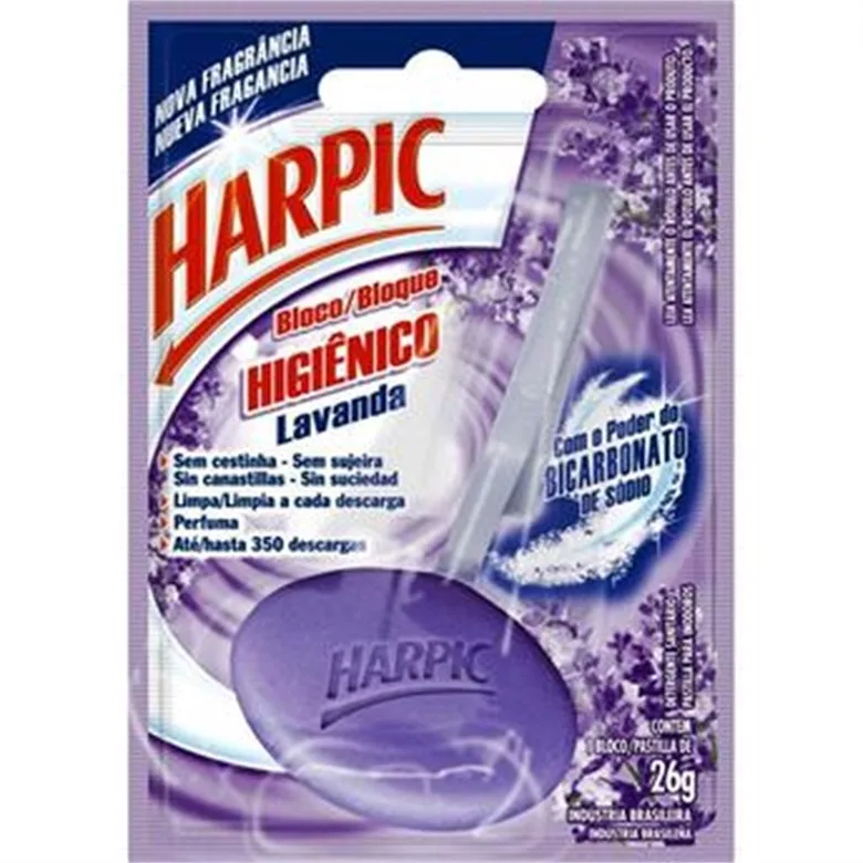 Detergente Sanitário Bloco Lavanda Harpic - HARPIC