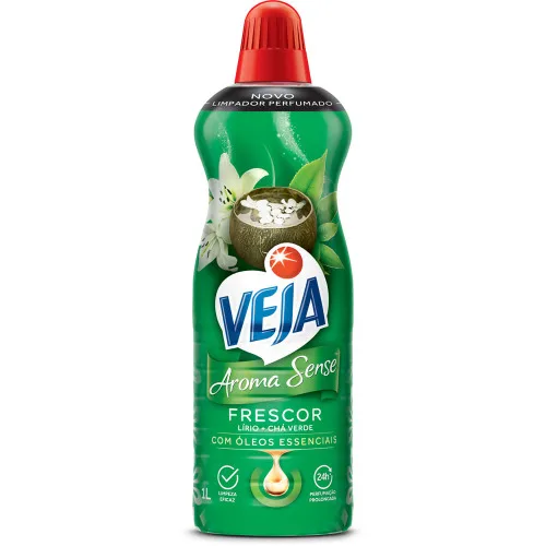 Limpador Perfumado Frescor Veja Aroma Sense Frasco 1l - FRESCOR - Limpeza