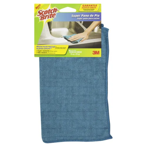 Pano Pia Scotch Brite Super 29x29cm C/1 - SCOTCH-BRITE