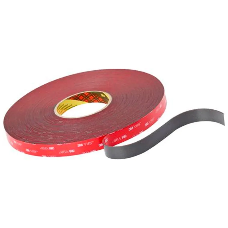 Fita Dupla Face 3M VHB 4312 Cinza 12mm X 33m Rolo