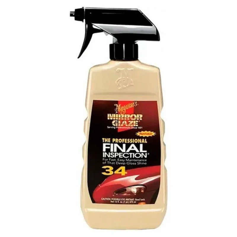 Preparador de Superfície Automotiva para Pintura Final Inspection M34 Mirror Glaze 473ML Veículos - OUTRAS - Artesanato