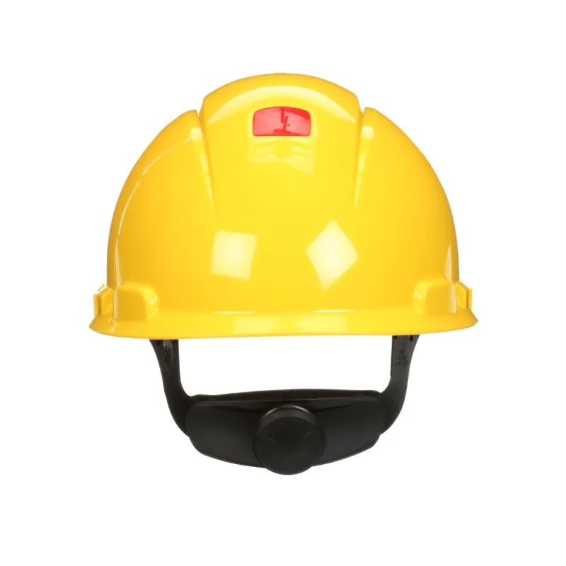 Capacete Amarelo H702 com Catraca e Indicador Amarelo UV 3M - 3M - Epis