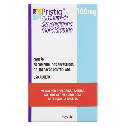 PRISTIQ 100MG WYETH CAIXA 28 COMPRIMIDOS REVESTIDOS - Wyeth - Medicamentos