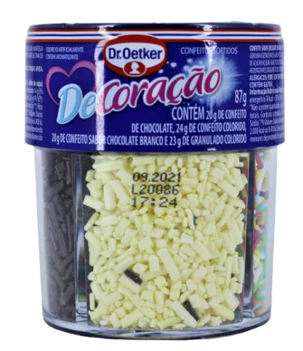 MIX CONFEITOS DR OETKER 87G SABORES - DR OETKER