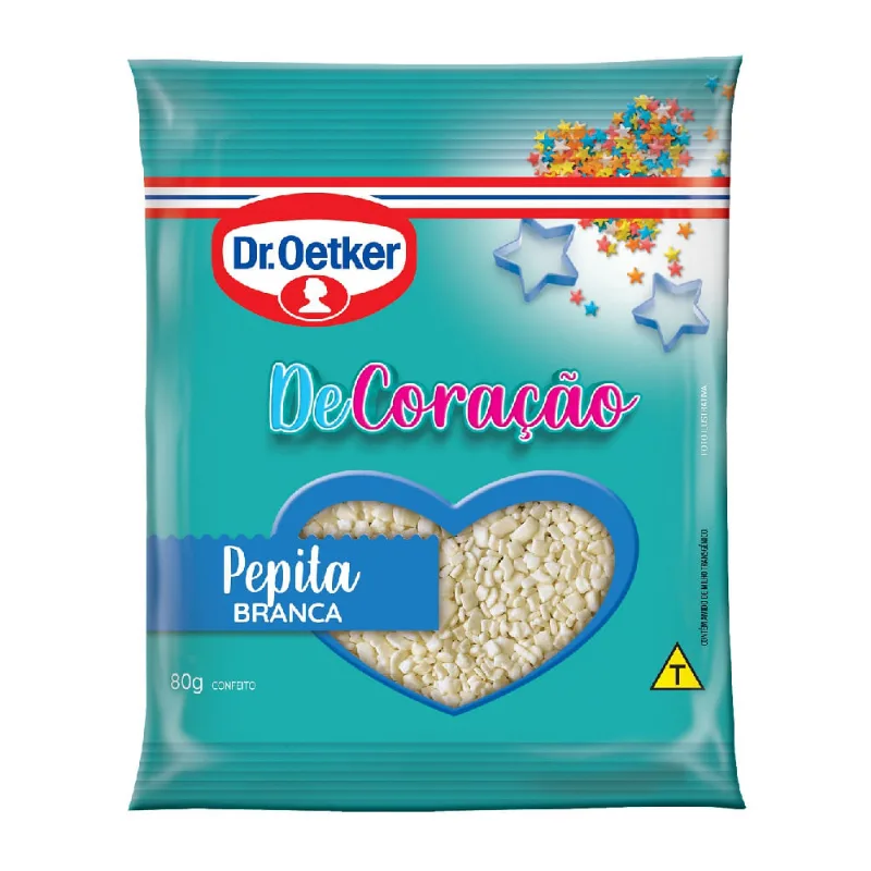 Confeito Dr Oetker Pepita Branca 80g