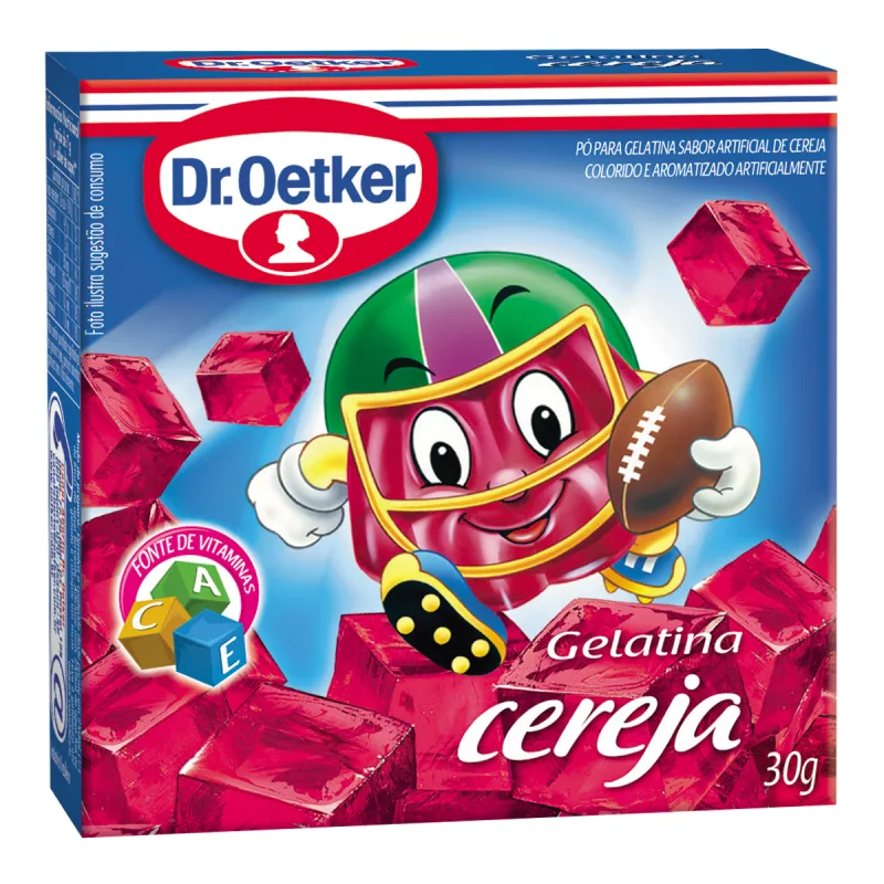 Gelatina Cristal Oetker Cereja Rs - DR OETKER