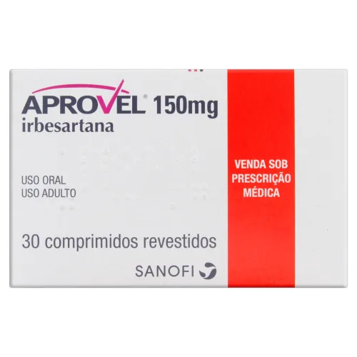 Aprovel 150 Mg 30 Comprimidos Sanofi Aventis - SANOFI AVENTIS - Farmácia
