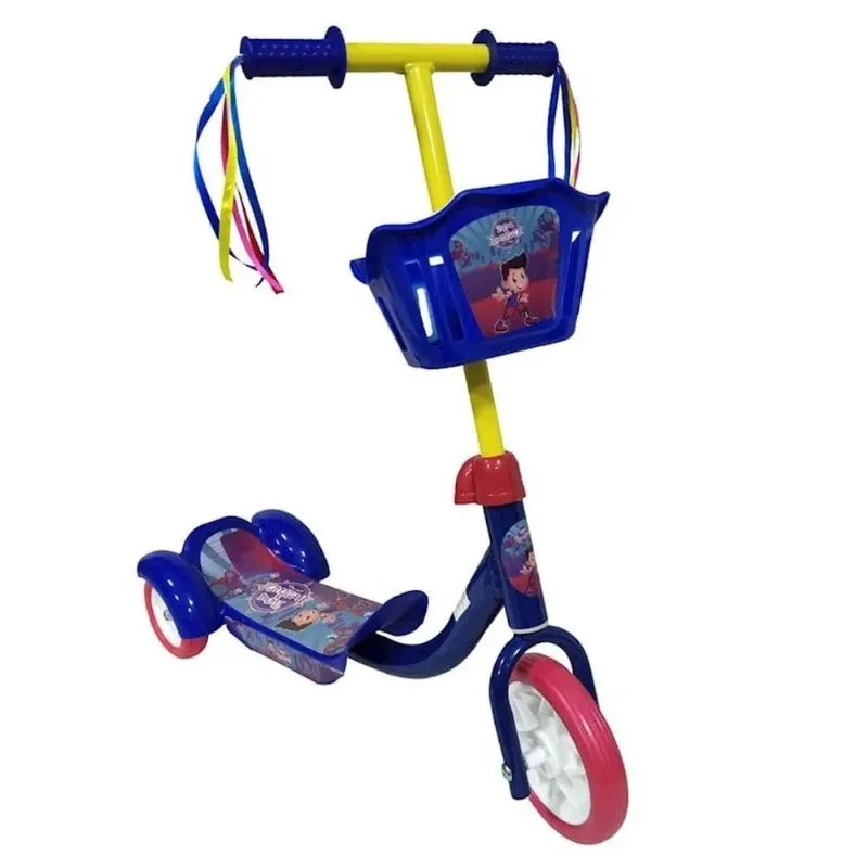 Patinete Infantil para meninos Azul com Led 1456 Unitoys