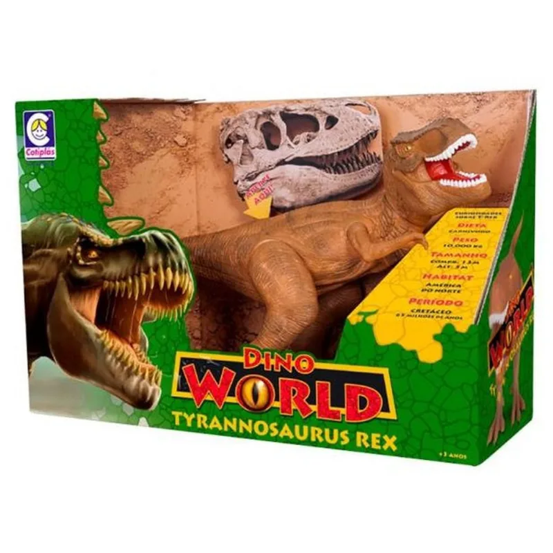 Dinossauro Tiranossauro Rex Articulado Realista Dino World