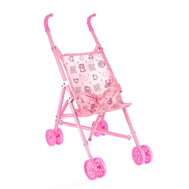 Mini Carrinho de Boneca Dobrável para Passeio de Menina