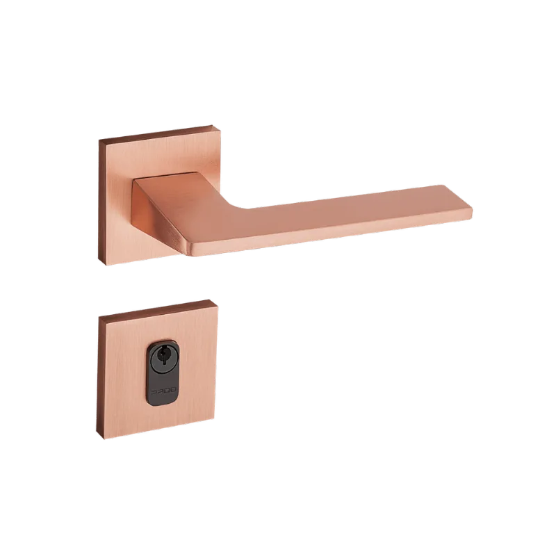 Fechadura Externa Zamac Sara Roseta 823-90 Rose Pado