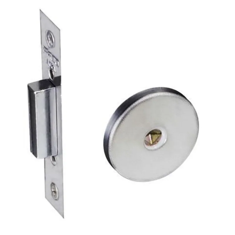 Trava de Segurança Externa Roseta Redonda Tetrachave 1000 Inox Polido - Pado