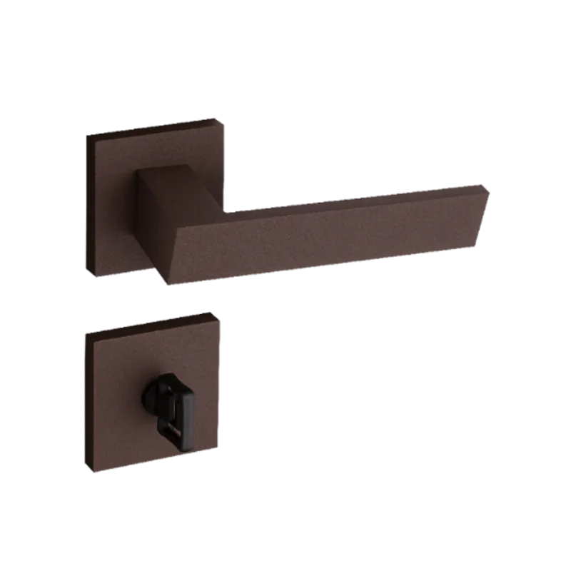 Fechadura Zamac Beethoven Roseta 829-90 Banheiro CT Corten Pado