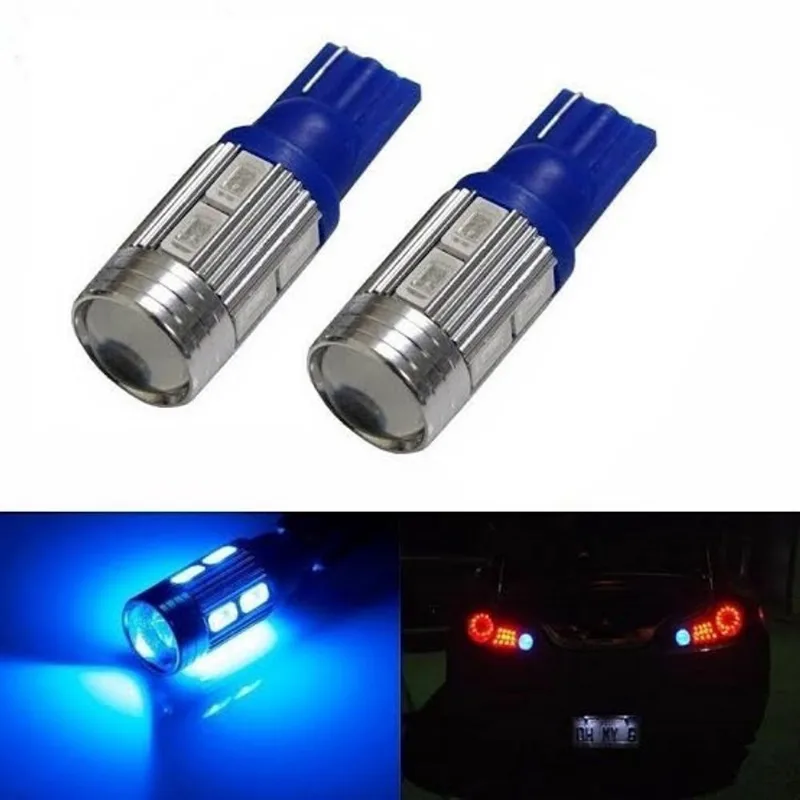 Par Lâmpada Pingo T10 10 Leds Com Projetor Farolete Lanterna
