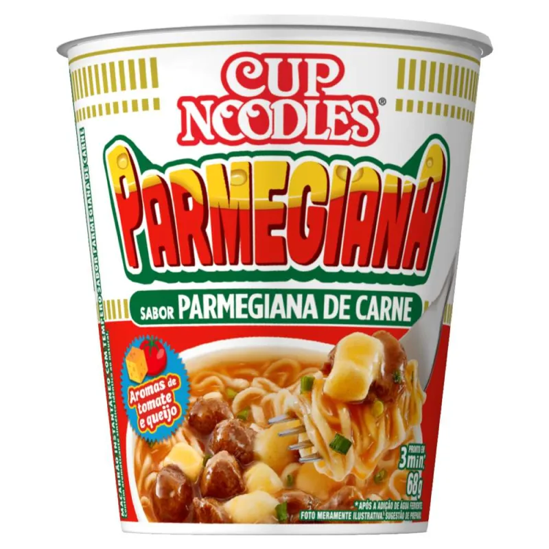 NISSIN CUP N PARMEGIANA CARNE 68G - CUP NOODLES
