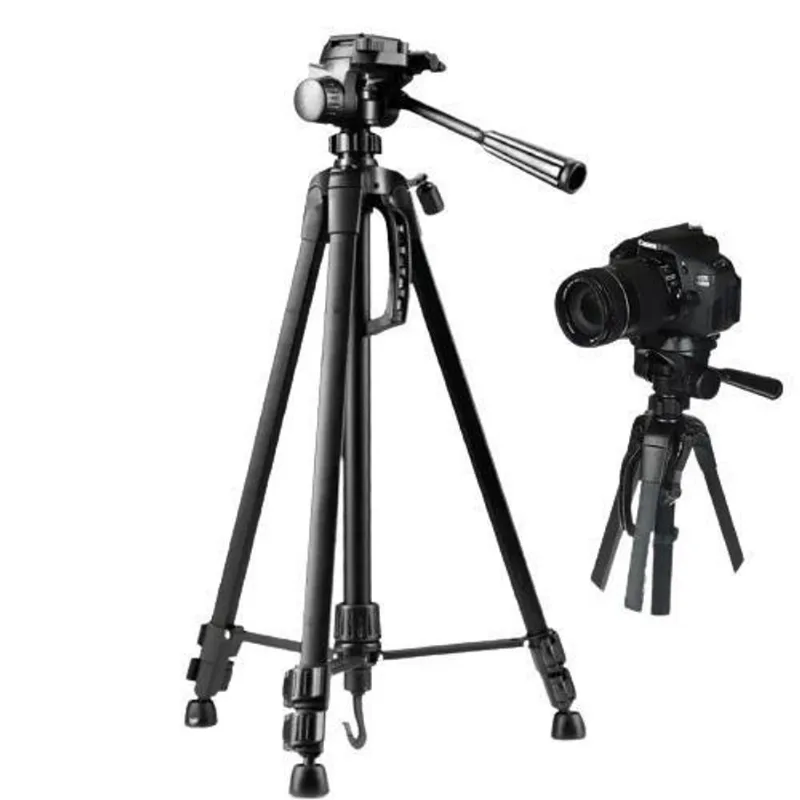 Tripé 1,40M Com 3 Alturas Para Maquina Fotografica Filmadora