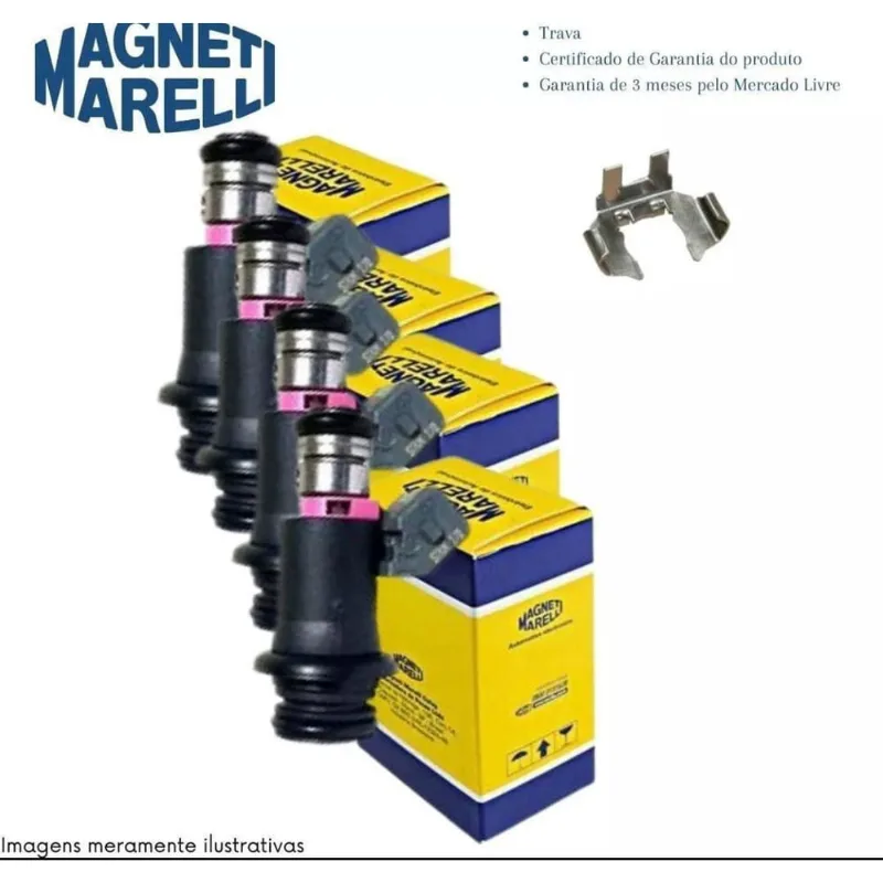 Kit 4 Bico Injetor Iwp 170 Fox/Gol G3 E G4 1.0/1.6 Novo