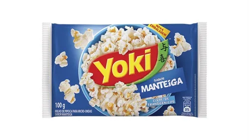 Pipoca Yoki Popcorn Manteiga C/2 - YOKI