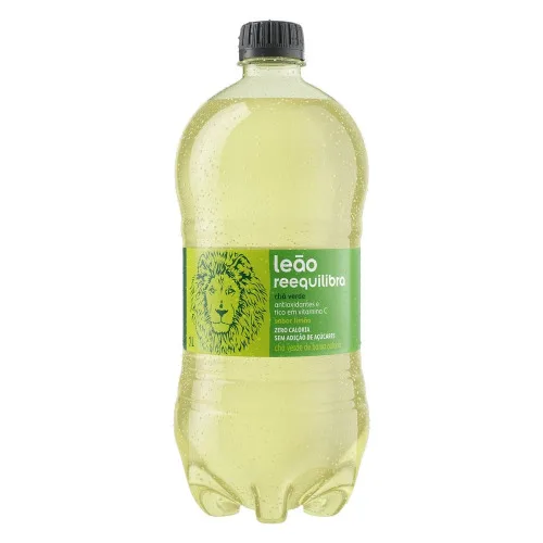 CHÁ PRONTO LEÃO 1L PET VERDE - LEAO
