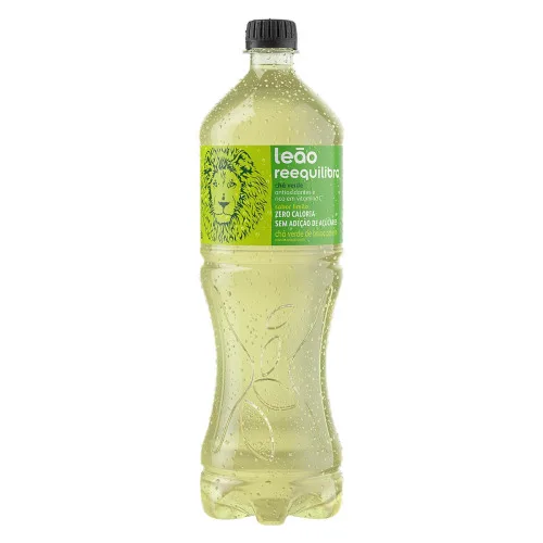 CHÁ VERDE LIMÃO LEÃO REEQUILIBRA GARRAFA 1,5L - Leão - Bebidas Não Alcoólicas