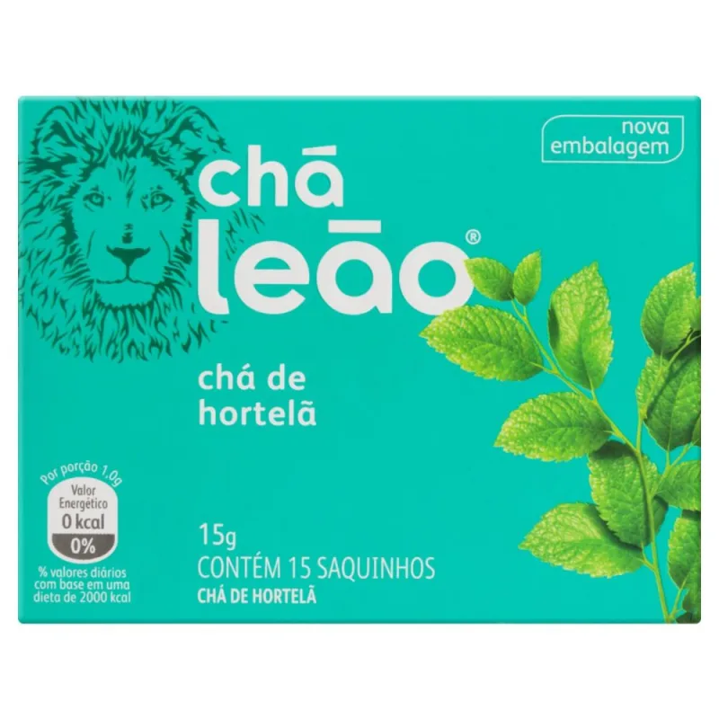 Chá Hortelã Leão 15 Unidades 15g - Leão - Mercearia