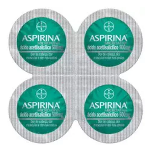 ASPIRINA 500MG ADULTO C/12/8 C - Aspirina - Alimentos Preparados