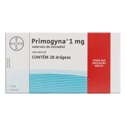 Primogyna 1mg 28comp - BAYER - Farmácia