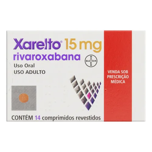 Xarelto 15 Mg 14 Comprimidos Bayer Similar - BAYER - Farmácia