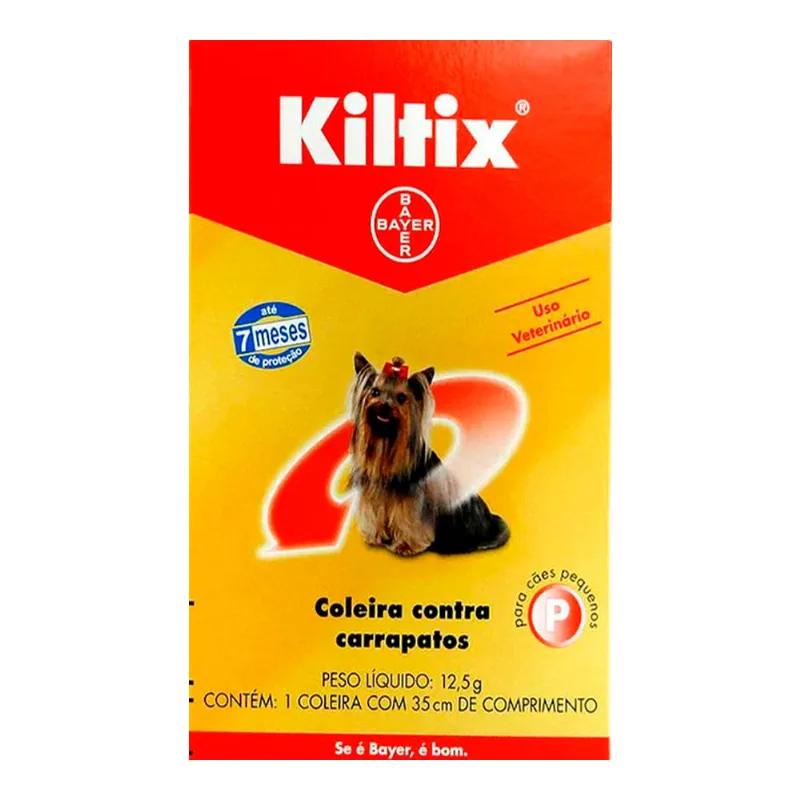 COLEIRA ANTICARRAPATOS KILTIX - Cães Pequenos - coleira com 35cm