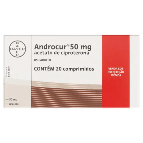 ANDROCUR 50MG BAYER CAIXA 20 COMPRIMIDOS - BAYER