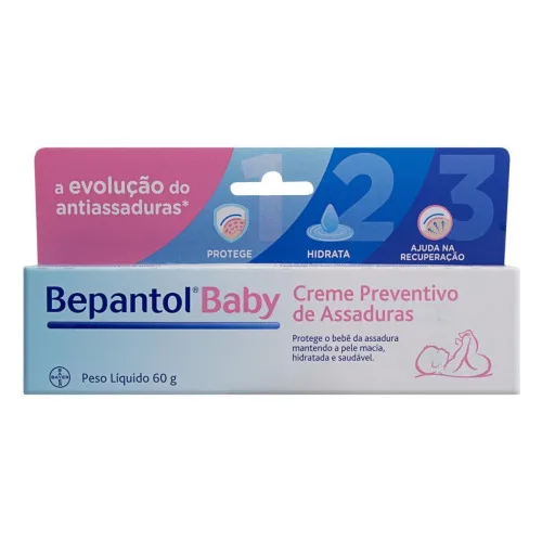 Creme Assadura Bepantol 60g Unit - BEPANTOL - Higiene E Beleza