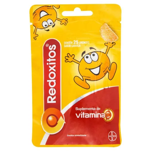 Redoxitos Vitamina C Laranja 25past - BAYER - Farmácia