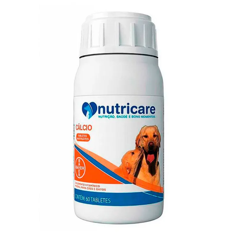 Suplemento Vitamínico Nutricare Cálcio Bayer 60 Tabletes