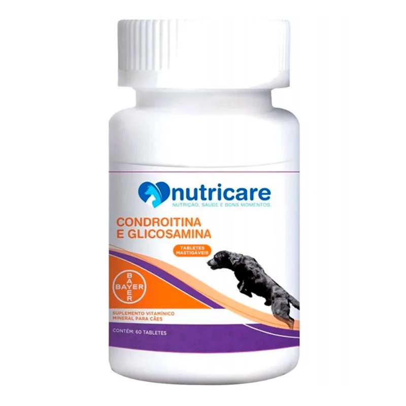 Suplemento Vitamínico Nutricare Condroitina e Glicosamina Bayer 60 Tabletes
