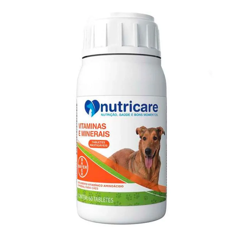 Suplemento Vitamínico Nutricare Vitaminas e Minerais Bayer 60 Tabletes