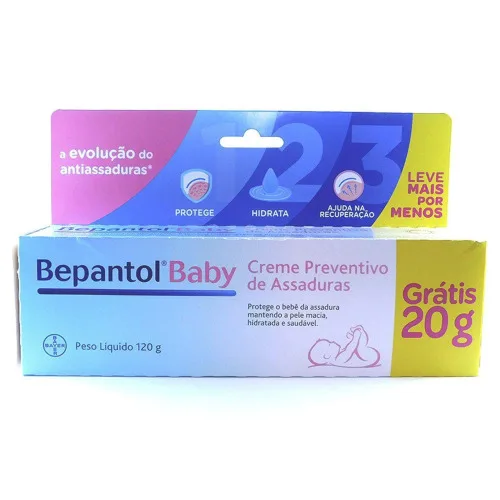 Bepantol Baby Creme Com 120 Gramas - BEPANTOL - Higiene E Beleza