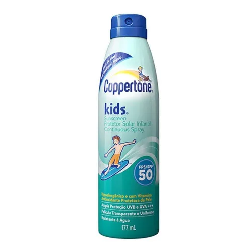 Coppertone Kids Fps 50 177ml Spray - COPPERTONE - Higiene E Beleza