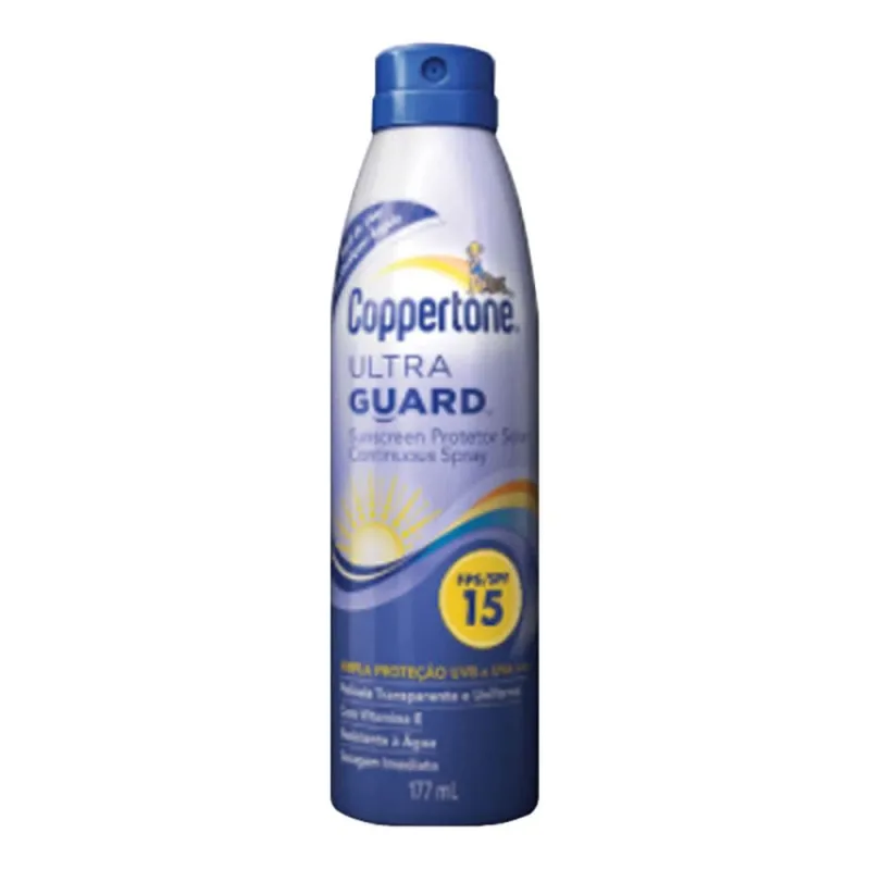 Protetor Solar Spray Coppertone Ultraguard FPS 15 177ml - Coppertone - Protetor Solar