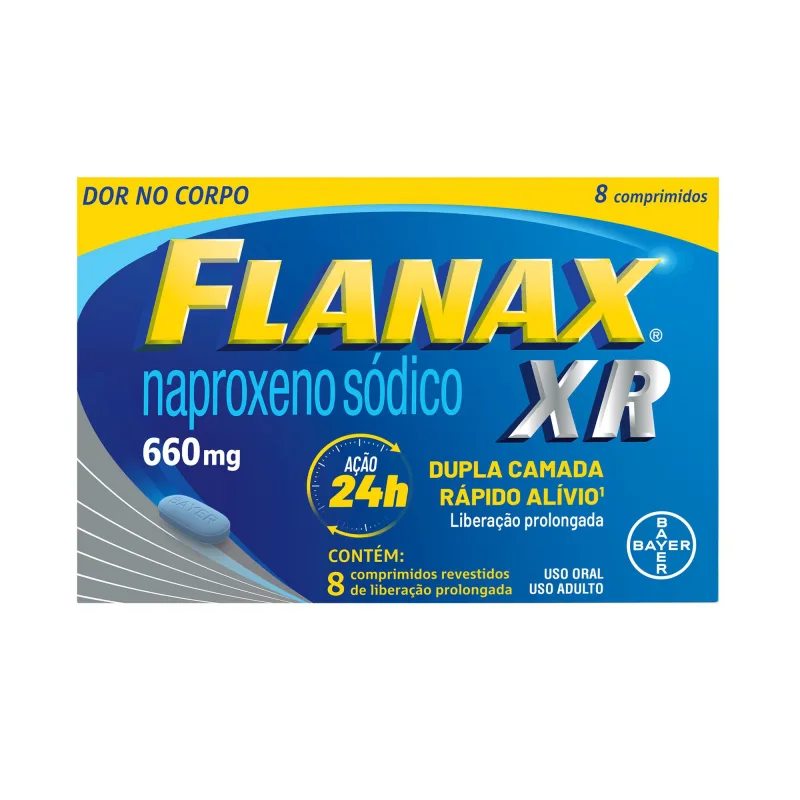 - FLANAX XR 660MG 8CPR   BAYE %DF:3.00 - Flanax - Medicamentos E Saúde