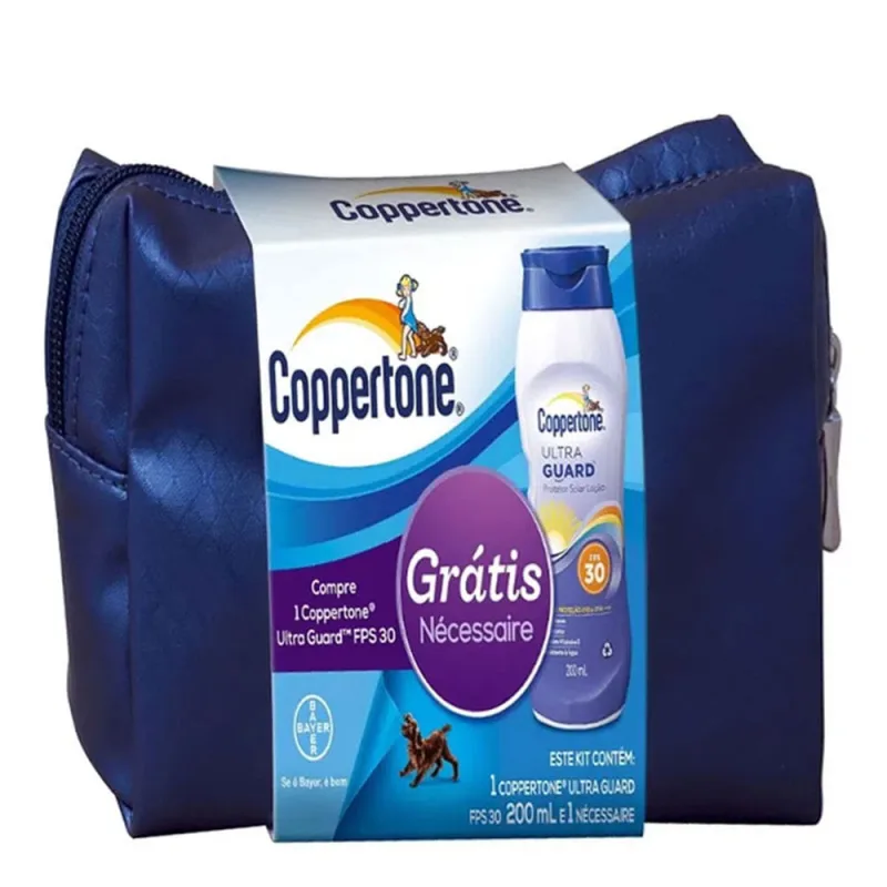 Protetor Solar Coppertone Ultra Guard Loção Fps 30 200ml Grátis Nécessaire - Coppertone - Protetor Solar