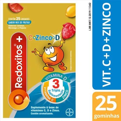 Redoxitos Mix Frutas 25un - BAYER - Mercearia