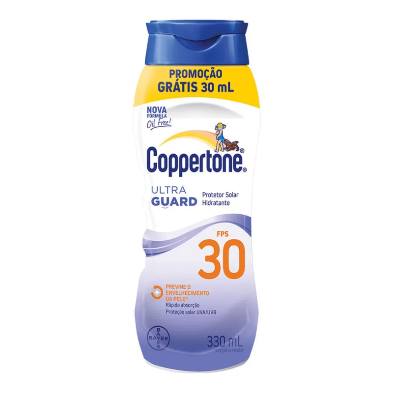 Protetor Solar Coppertone Ultraguard Loção FPS 30 330ml - Coppertone - Protetor Solar
