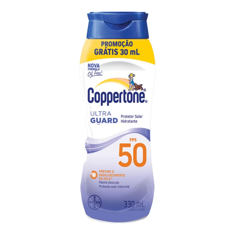 Protetor Solar Coppertone Ultraguard Loção FPS 50 330ml - Coppertone - Protetor Solar