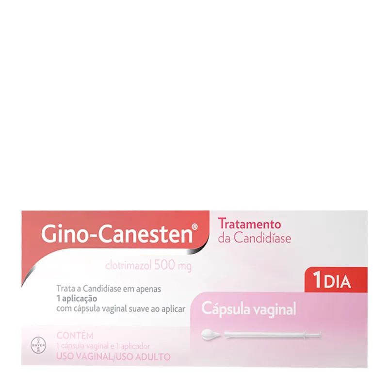 GINO CANESTEN 500MG 1CAP VAG+APL-OUTROS - Bayer - Remédios