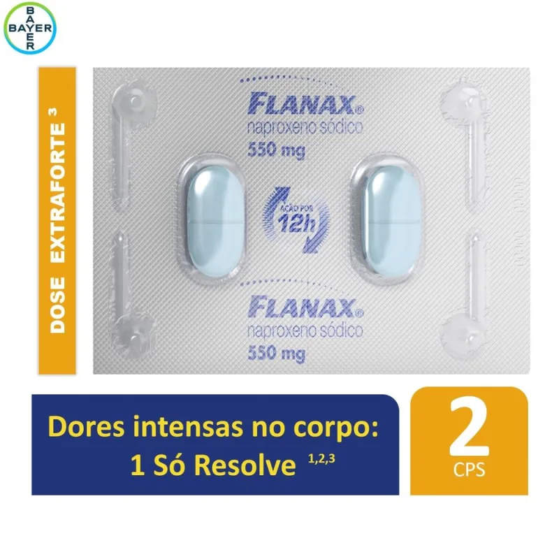FLANAX 550MG DISPLAY 10X2 - Flanax - Medicamentos E Saúde