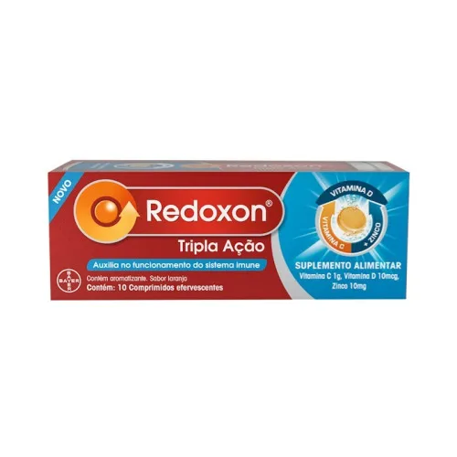 REDOXON TRIPLA ACAO C/10 CP EFV-DEMAIS PROD - BAYER - Vitamina