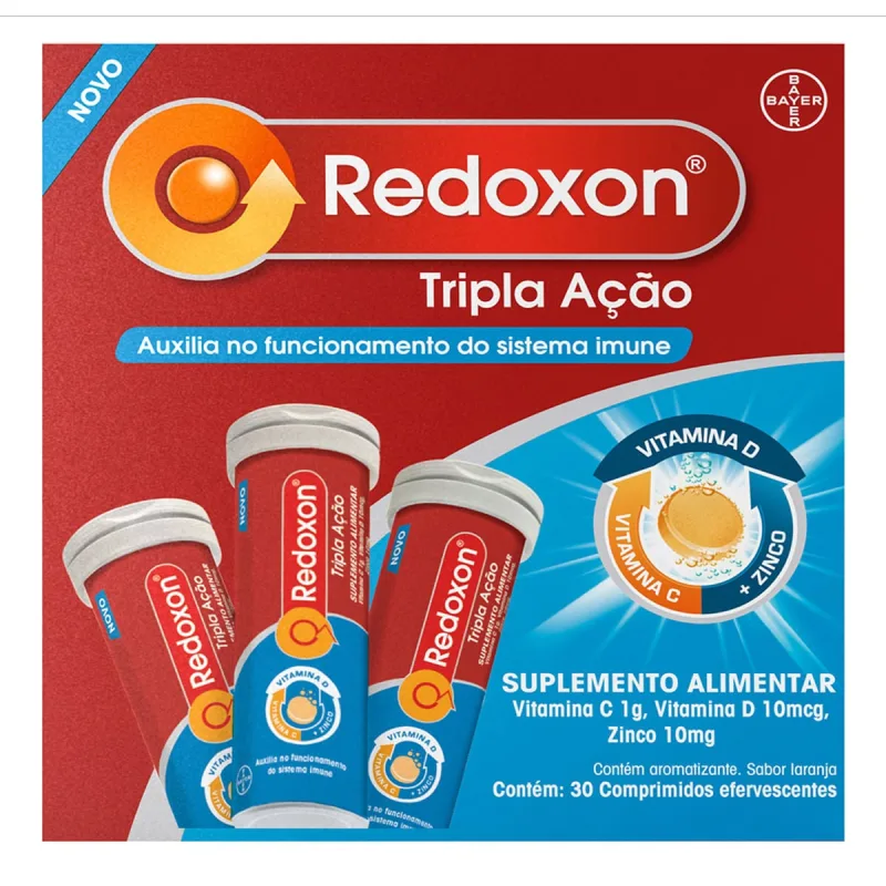 REDOXON TRIPLA ACAO C/30 CP EFV-DEMAIS PROD - Redoxon